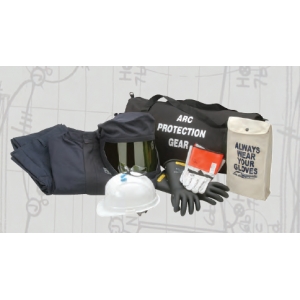 전기아크 방염복 Kit (Electrical Arc Flash Protection Kit)-HRC 4, APTV 43cal/cm2,made in USA-수입완제품